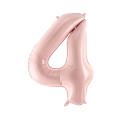 Ballon en aluminium Chiffre Rose Clair