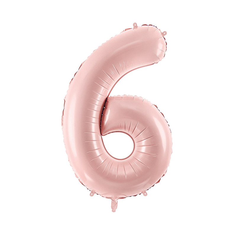 Ballon en aluminium Chiffre Rose - Déco Anniversaire - Dragées Anahita
