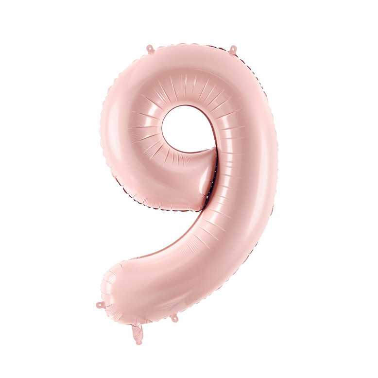 Ballon en aluminium Chiffre Rose - Déco Anniversaire - Dragées Anahita