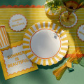 6 Assiettes Yellow Party