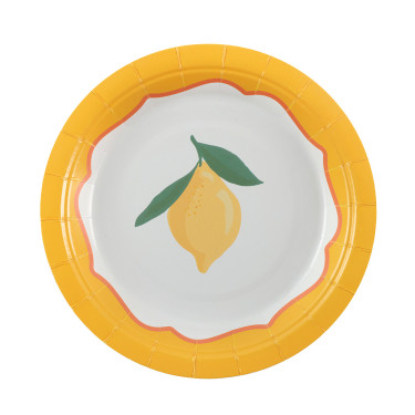 Petite assiette thème citron
