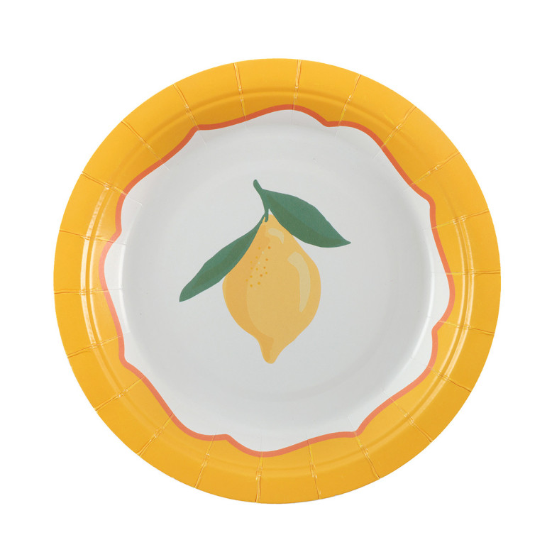 Petite assiette thème citron Petite assiette thème citron