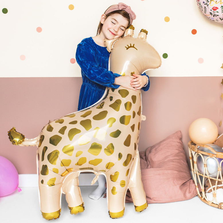 Ballon Mylar Girafe - Ballon Anniversaire Jungle - Dragées Anahita Ballon Mylar Girafe - Ballon Anniversaire Jungle - Dragées Anahita