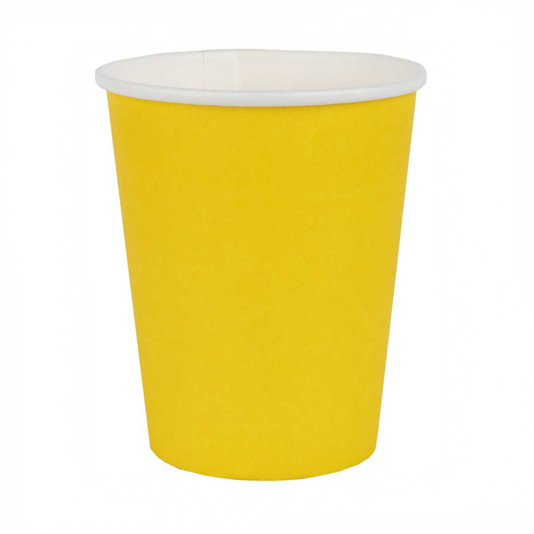 10 Gobelets Jaune - Gobelets En Carton - Dragées Anahita 10 Gobelets Jaune - Gobelets En Carton - Dragées Anahita