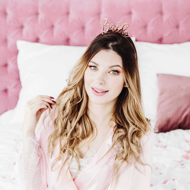 Serre-Tête Bride Rose Gold - Accessoire EVJF - Dragées Anahita Serre-Tête Bride Rose Gold - Accessoire EVJF - Dragées Anahita