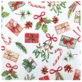 10 Serviettes Bouquet de Noël