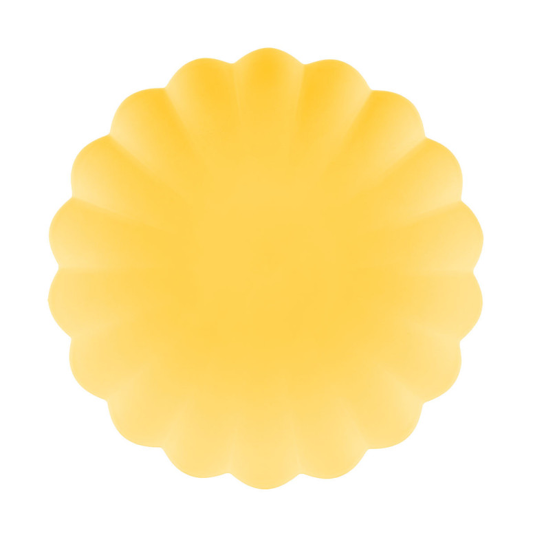 Assiettes réutilisables Jaune - Anniversaire Jaune - Dragées Anahita Assiettes réutilisables Jaune - Anniversaire Jaune - Dragées Anahita