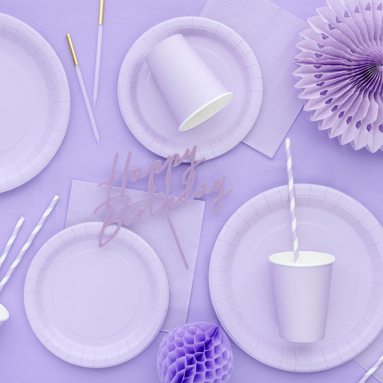 Nappe lilas 137 x 183 cm - Déco Anniversaire Lilas - Dragées Anahita