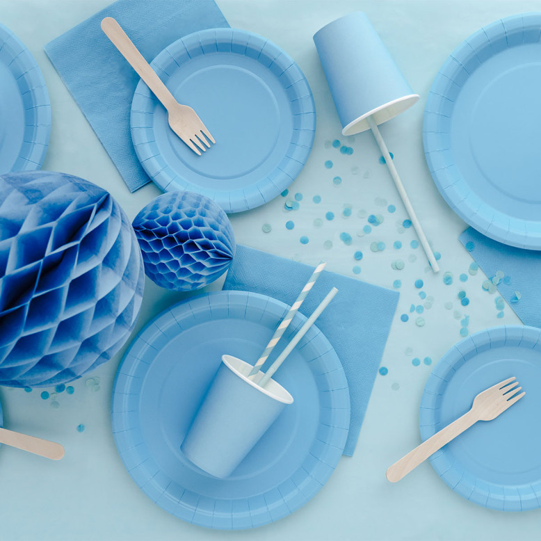 Nappe Bleu Clair - Nappe Pour Anniversaire - Dragées Anahita