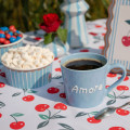 Mug Amore Bleu Porcelaine Mug Amore Bleu Porcelaine