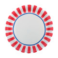 6 Assiettes Dolce Vita rouges - Mariage Dolce Vita - Dragées Anahita