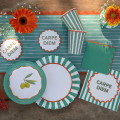 6 Assiettes Dolce Vita Vert & Orange 6 Assiettes Dolce Vita Vert & Orange