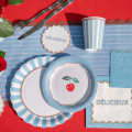 6 Petites Assiettes en carton Dolce Vita