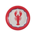 6 Petites Assiettes Rouge Dolce Vita