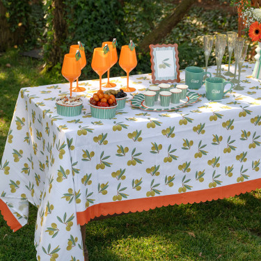 Nappe Dolce Vita motif Olives