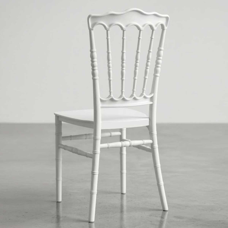Chaise Napoléon blanche  - Dragées Anahita