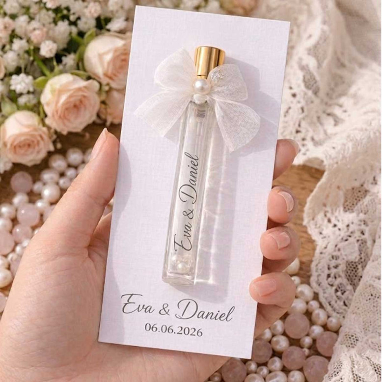 24 Flacons Vaporisateurs 10ml Bouchon Or - Cadeau Invité Mariage & Cérémonie