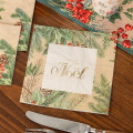 10 Serviettes Noël Boisé