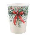 10 Gobelets Carton Noël Tradition - Vaisselle Noël - Dragées Anahita 10 Gobelets Carton Noël Tradition - Vaisselle Noël - Dragées Anahita