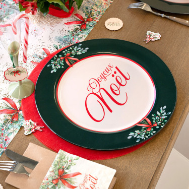 Sous-assiette Noël Tradition Ø 33 cm Sous-assiette Noël Tradition Ø 33 cm