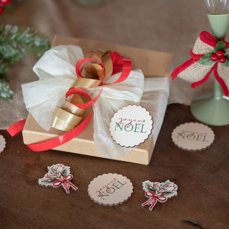 10 Décos à parsemer Noël en bois - Déco Noël - Dragées Anahita 10 Décos à parsemer Noël en bois - Déco Noël - Dragées Anahita