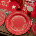 Sous-assiette Rouge Joyeux Noël