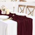 Chemin de Table En Gaze de Coton