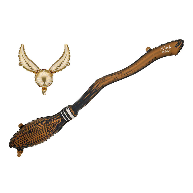 Set de 2 ballons Harry Potter Nimbus 2000 et Vif d’Or - Dragées Anahita Set de 2 ballons Harry Potter Nimbus 2000 et Vif d’Or - Dragées Anahita