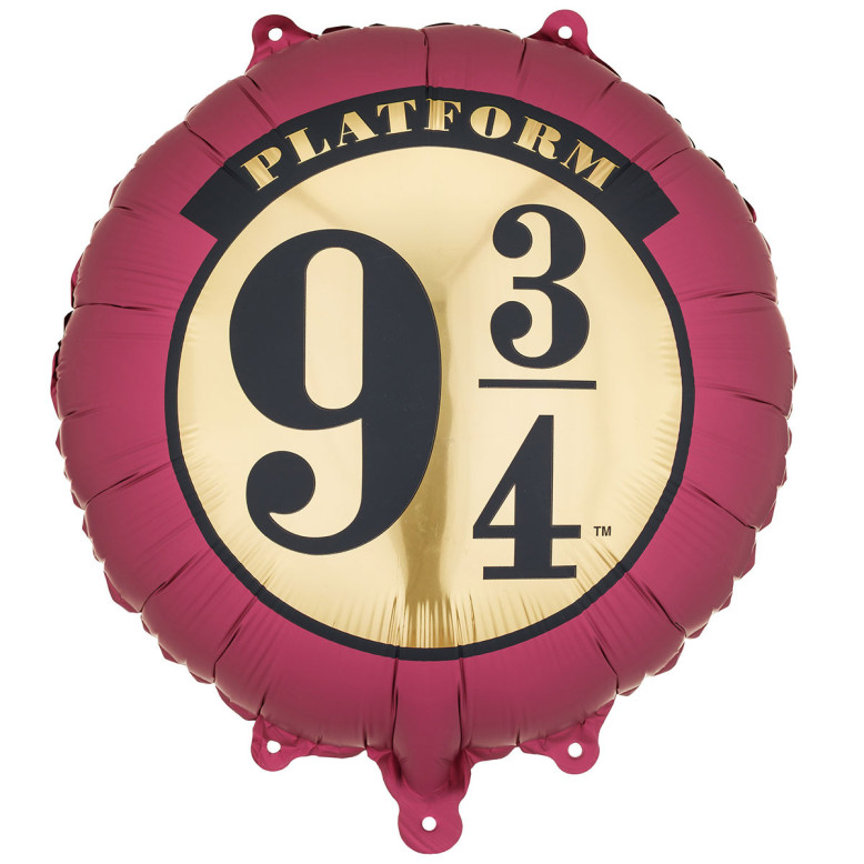 Ballon Harry Potter Quai 9 3/4 bordeaux 35 cm Ballon Harry Potter Quai 9 3/4 bordeaux 35 cm