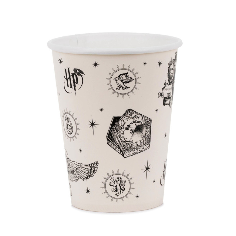 6 Gobelets Harry Potter beiges 250 ml - Harry Potter - Dragées Anahita 6 Gobelets Harry Potter beiges 250 ml - Harry Potter - Dragées Anahita