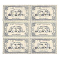 20 Serviettes Harry Potter Ticket London to Hogwarts