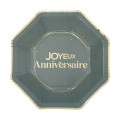 Assiettes Joyeux Anniversaire Sauge et Or Assiettes Joyeux Anniversaire Sauge et Or