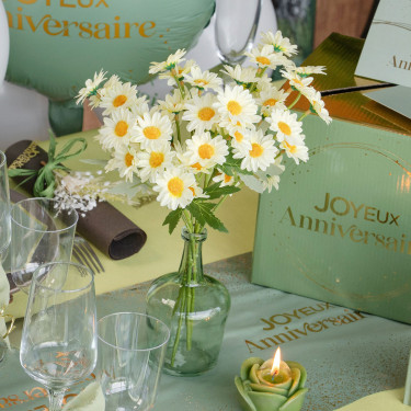 Bouquet de Fleurs Printanières Ivoire