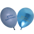 6 ballons Anni d'Or Marine et Or