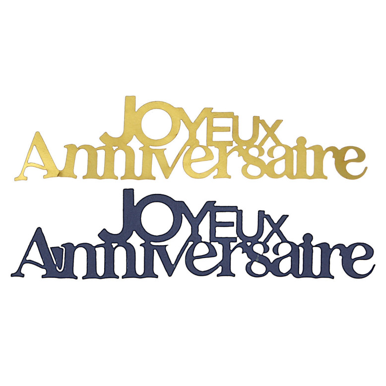 25 Déco à parsemer Anni d'Or Marine et Or