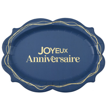 2 plateaux Anni d'Or Marine et Or