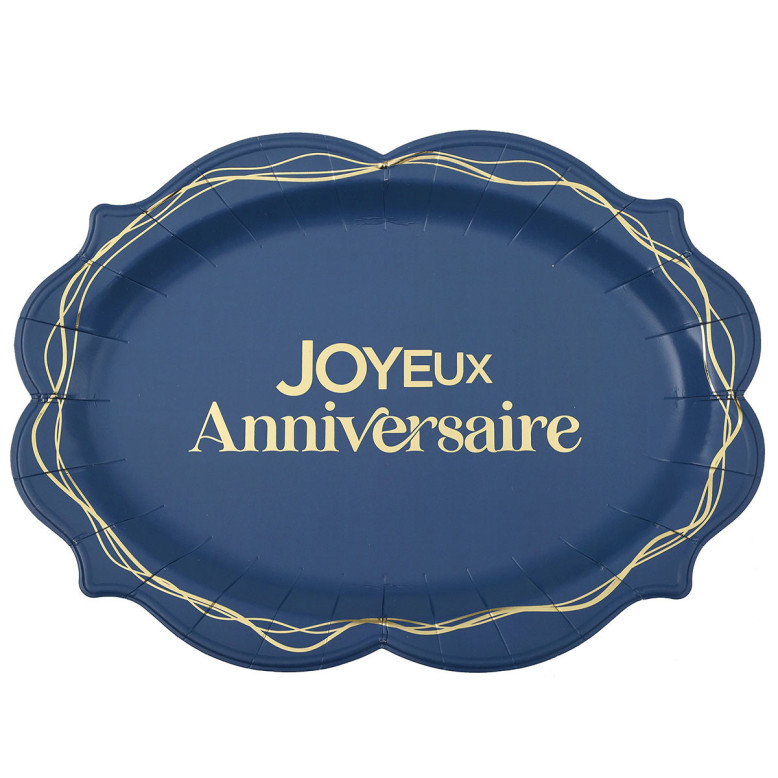 2 plateaux Anni d'Or Marine et Or 2 plateaux Anni d'Or Marine et Or