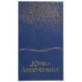 12 serviettes Anni d'Or Marine et Or 12 serviettes Anni d'Or Marine et Or