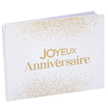 Livre d'or Anni d'Or Blanc et Or