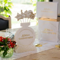 Décor Anni d'Or Blanc et Or Décor Anni d'Or Blanc et Or