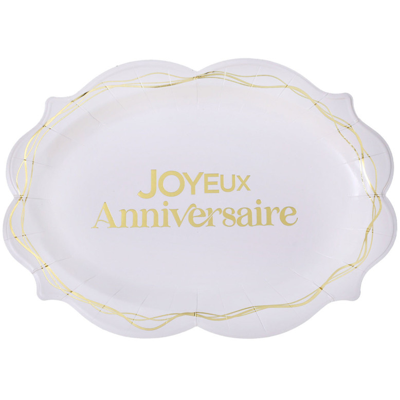 2 plateaux Anni d'Or Blanc et Or 2 plateaux Anni d'Or Blanc et Or