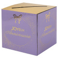 Urne Anniversaire Lilas et Or Joyeux Anniversaire