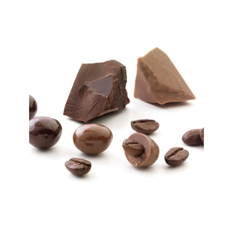 Chocolat noir parfumé au café, moulé sous forme de grain de café - 1 kg
