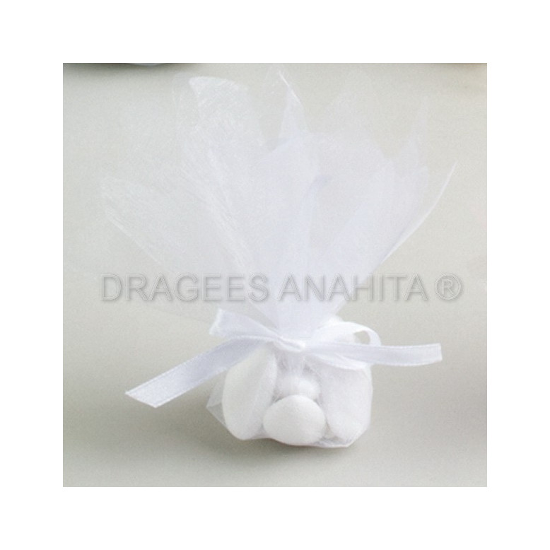 Tulle à dragées de couleur blanc tulle à dragées pour mariage Tulle à dragées de couleur blanc tulle à dragées pour mariage