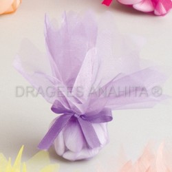 Tulle à dragées de couleur lilas tulle à dragées pour mariage 