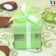 Cube à dragées vert