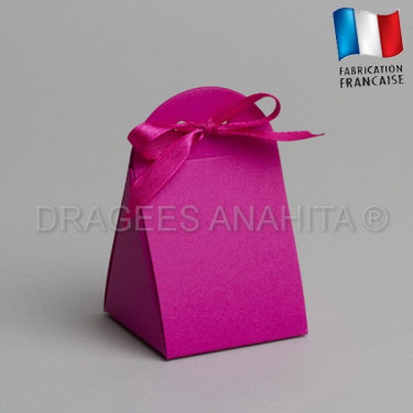 Emballage à dragées fuchsia Emballage à dragées fuchsia