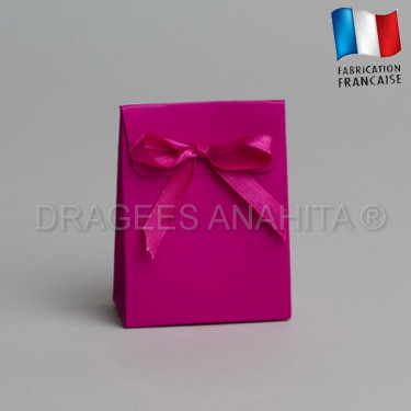 Mini pochon à dragées fuchsia Mini pochon à dragées fuchsia