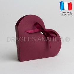 Ballon coeur Rouge Aluminium 45cm - Dragées Anahita