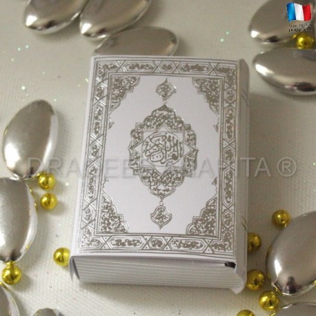 Mini Coran blanc et argent